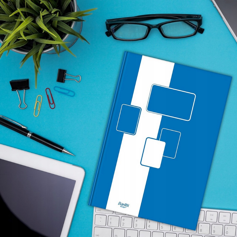 Zeszyt szkolny brulion A4 96 kartek w kratkę 60g 400116557 BANTEX BUDGET