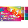 Zeszyt papierów brokatatowych samoprzylepnych 8 kol.17x25cm ZPBS-6389 ALIGA