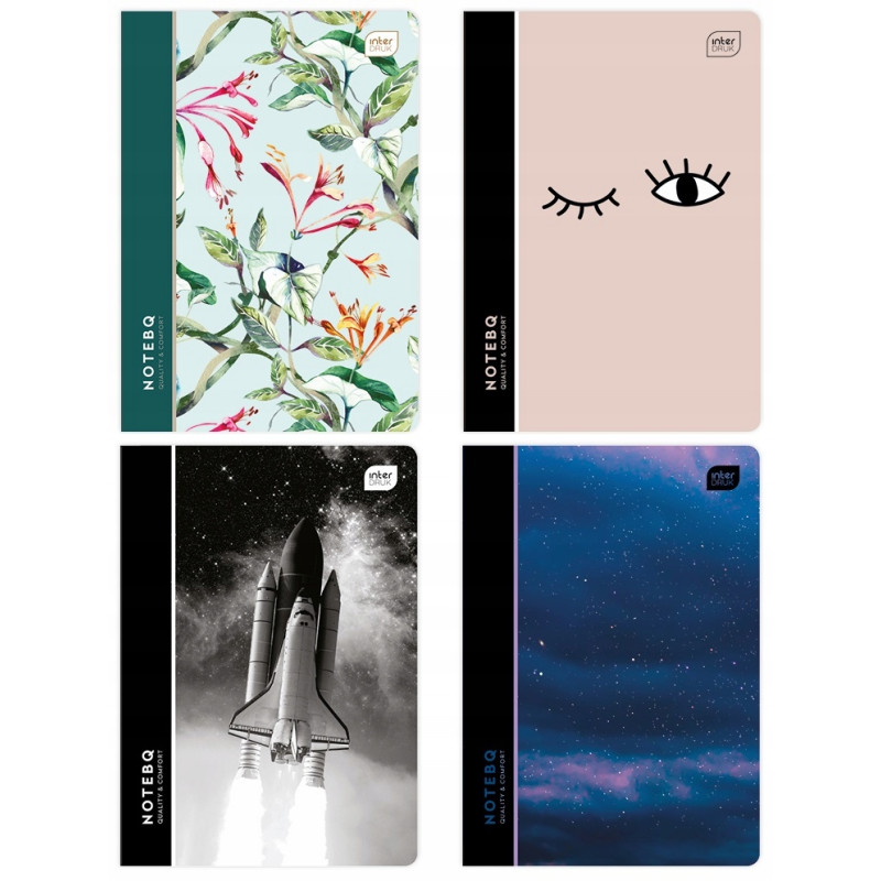 Zeszyt A5 80k kratka PP INTERDRUK