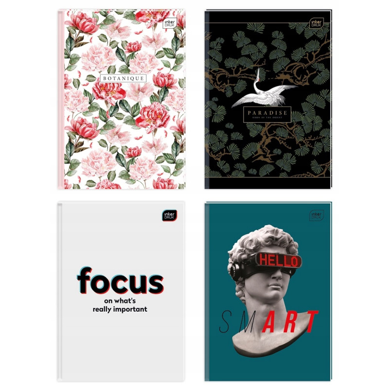 Brulion A5 96 kratka MAT + UV 1636 INTERDRUK