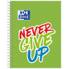 Kołozeszyt A4+ 80k kratka NEVER GIVE UP 400115106 OXFORD