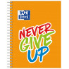 Kołozeszyt A4+ 80k kratka NEVER GIVE UP 400115106 OXFORD