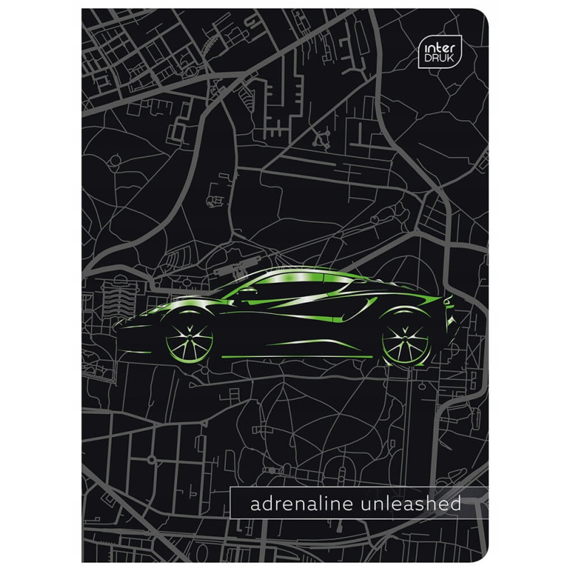 Zeszyt A5 32k kratka margines BOYS INTERDRUK