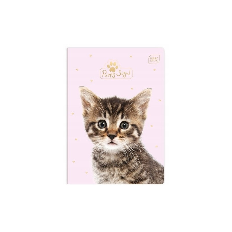 Zeszyt A5 16k UV PUPPY SIGN INTERDRUK