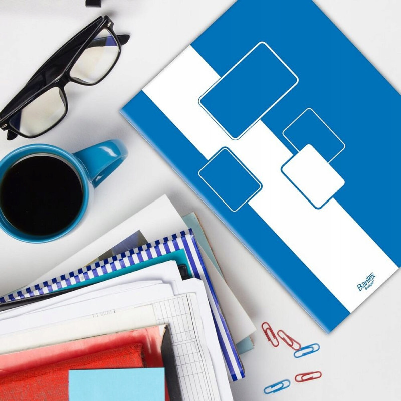 Zeszyt szkolny A5 60 kartek w kratkę margines 400116554 BANTEX BUDGET