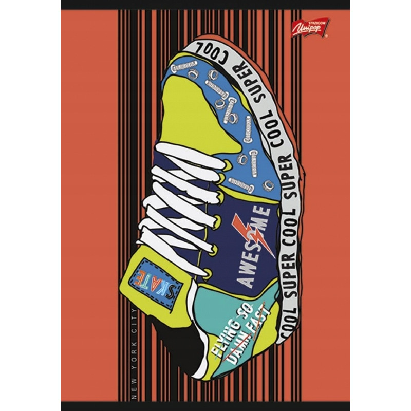 Zeszyt A5 32k linia mix chłopięcy laminowany UNIPAP