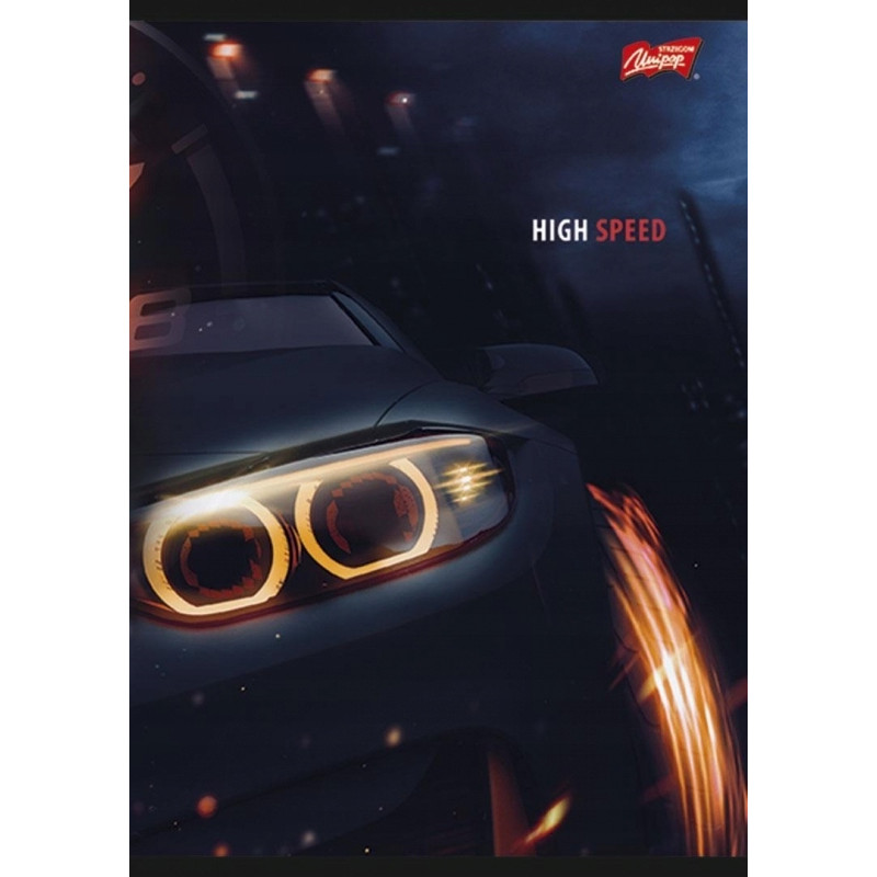 Zeszyt A5 32k linia mix chłopięcy laminowany UNIPAP