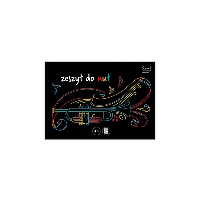 Zeszyt do nut A5 16kartek INTERDRUK