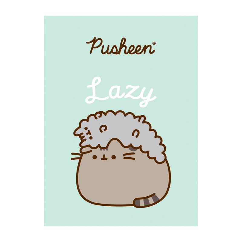 Zeszyt szkolny A4 32 kartki w kratkę laminowany PUSHEEN ST.MAJEWSKI