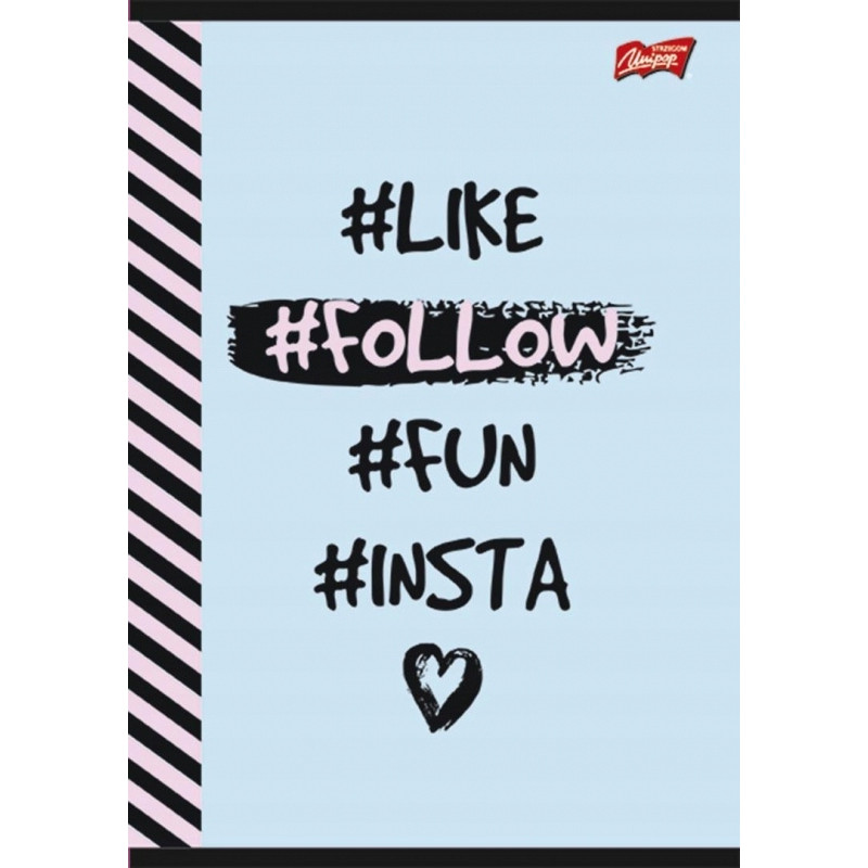 Zeszyt A4 60k linia laminowany UNIPAP