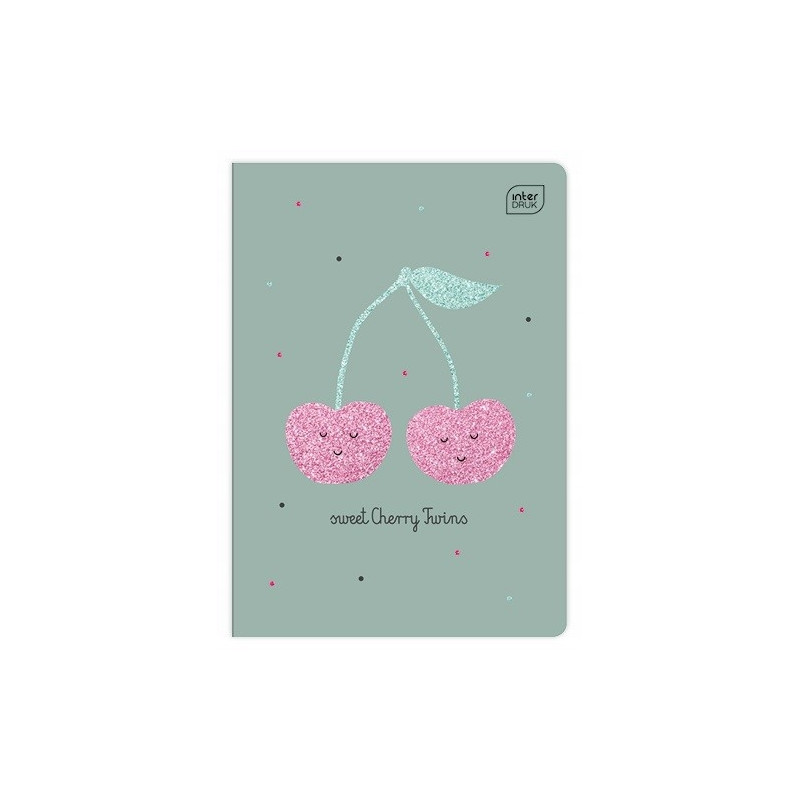 Zeszyt A5 32k 3linia 70g GLITTER dziewczynka INTERDRUK