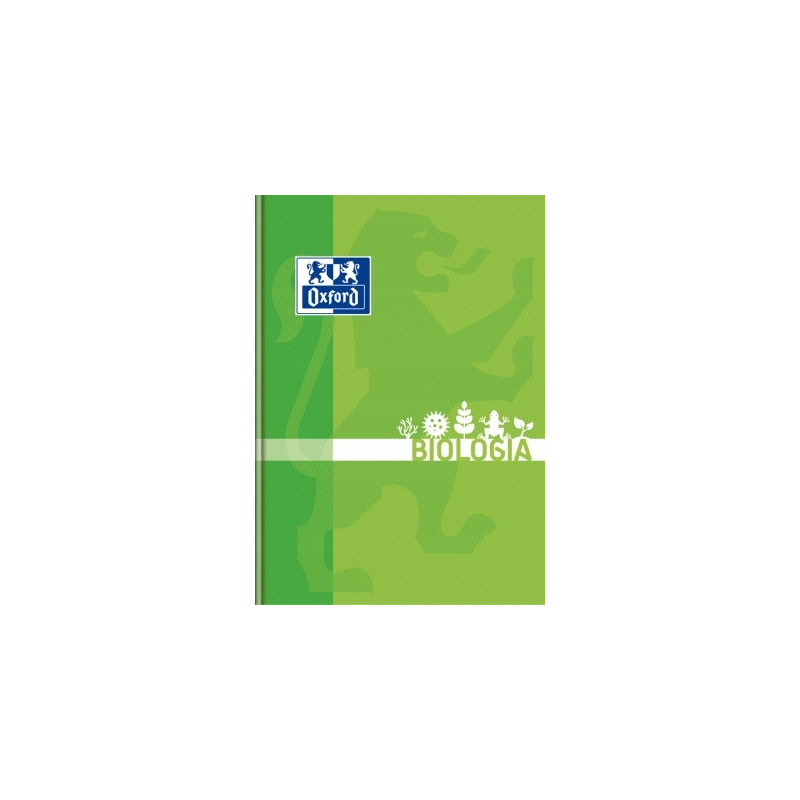 Zeszyt szkolny A5 przedmiotowy 80 kartek w kratkę BIOLOGIA 400128286 OXFORD