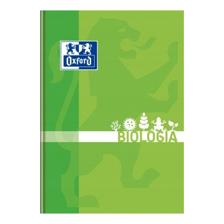 Zeszyt szkolny A5 przedmiotowy 80 kartek w kratkę BIOLOGIA 400128286 OXFORD