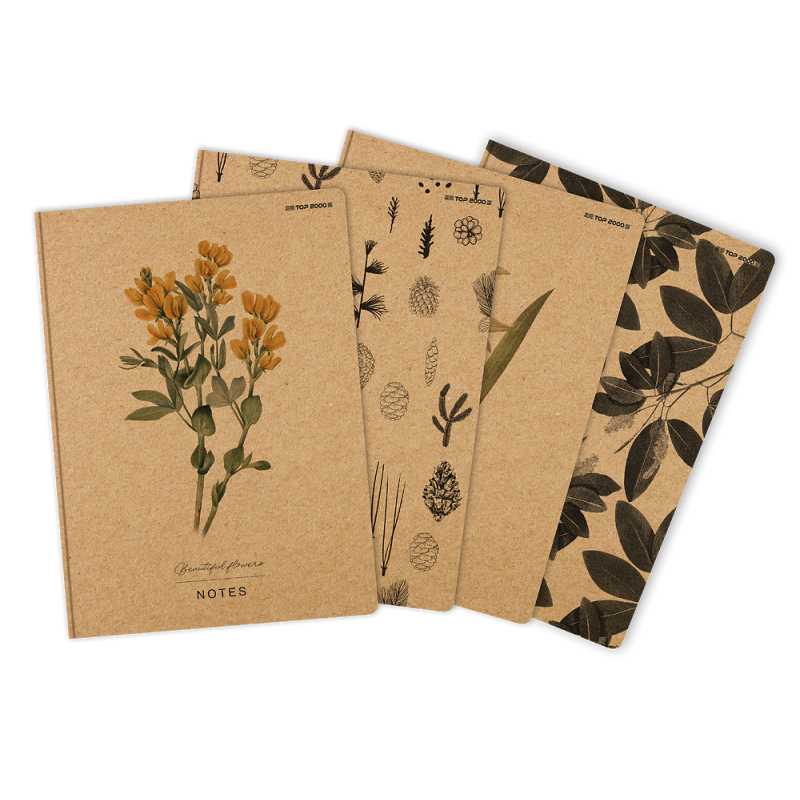 Zeszyt szkolny A5 Brulion 96 kartek w kratkę 70g GO GREEN 400153379 TOP 2000