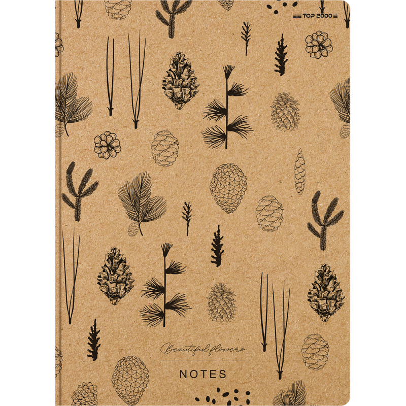 Zeszyt szkolny A5 Brulion 96 kartek w kratkę 70g GO GREEN 400153379 TOP 2000