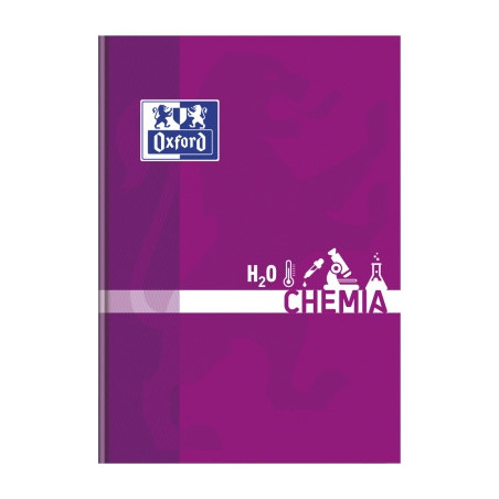 Zeszyt szkolny A5 przedmiotowy 80 kartek w kratkę CHEMIA 400128285 OXFORD