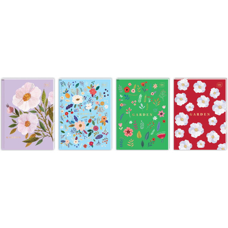 Brulion A4 96k kratka 70g HS Garden INTERDRUK