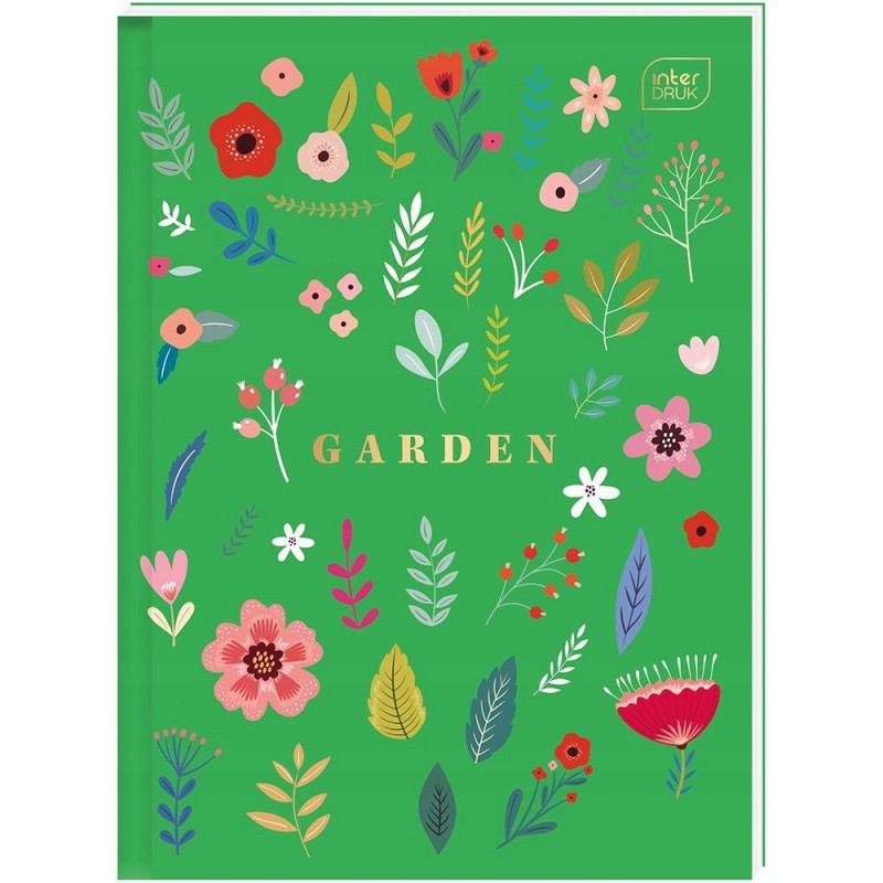 Brulion A4 96k kratka 70g HS Garden INTERDRUK