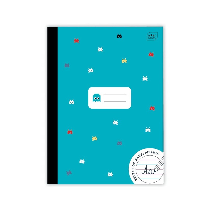 Zeszyt A4 32k 3linia kolorowa INTERDRUK