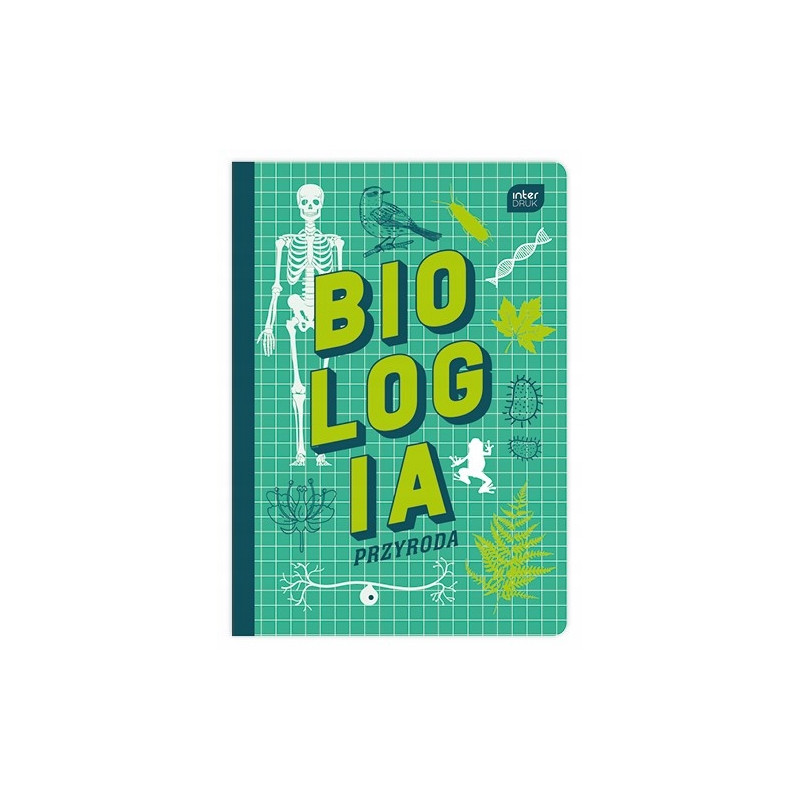 Zeszyt A5 60k kratka BIOLOGIA INTERDRUK