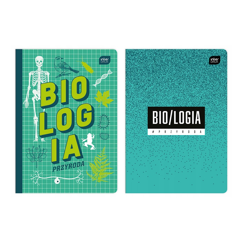 Zeszyt A5 60k kratka BIOLOGIA INTERDRUK