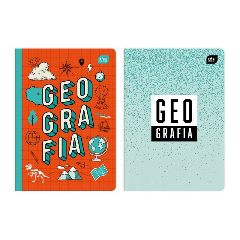 Zeszyt A5 60k kratka GEOGRAFIA INTERDRUK
