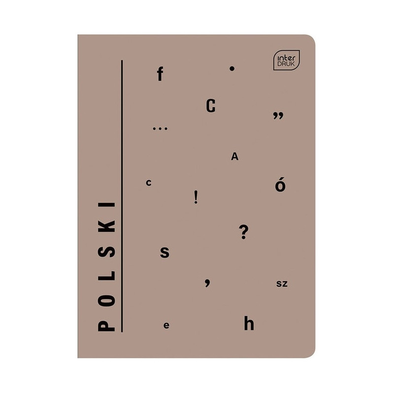 Zeszyt A5 60k linia JĘZYK POLSKI INTERDRUK
