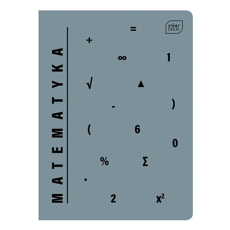 Zeszyt A5 60k kratka 70g PP MATEMATYKA INTERDRUK
