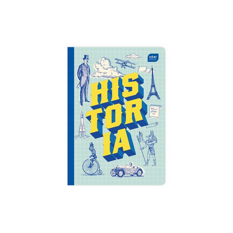Zeszyt A5 60k kratka HISTORIA INTERDRUK