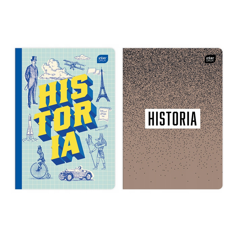Zeszyt A5 60k kratka HISTORIA INTERDRUK