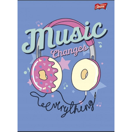 Zeszyt A4 32k linia laminowany MIX chłopięcy UNIPAP