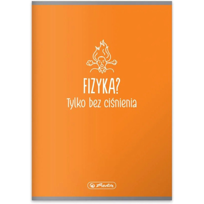 Zeszyt szkolny przedmiotowy A5 60 kartek w kratkę 70g FIZYKA 400197999 HERLITZ