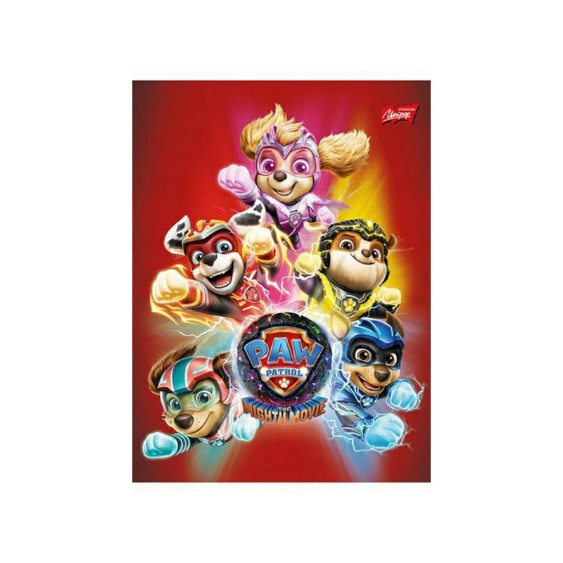Zeszyt A5 16k kratka 70g PAW PATROL UNIPAP