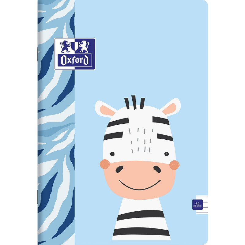 Zeszyt A4 32k 3linia jednokolorwa niebieska KIDS 400175626 OXFORD