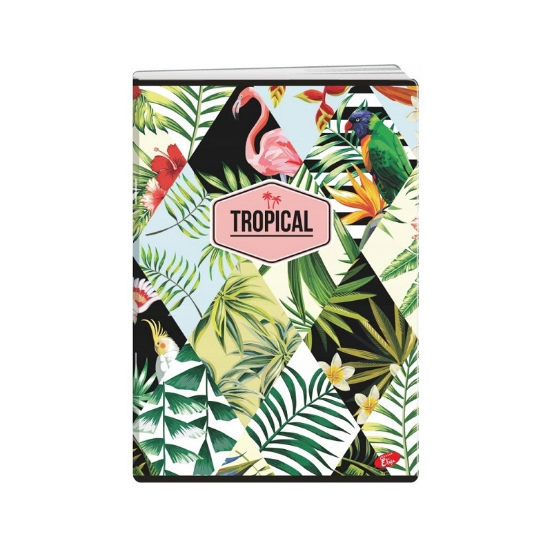 Zeszyt A5 80k linia okładka miękka TROPICAL EL-M10-080-LA5 ELISA