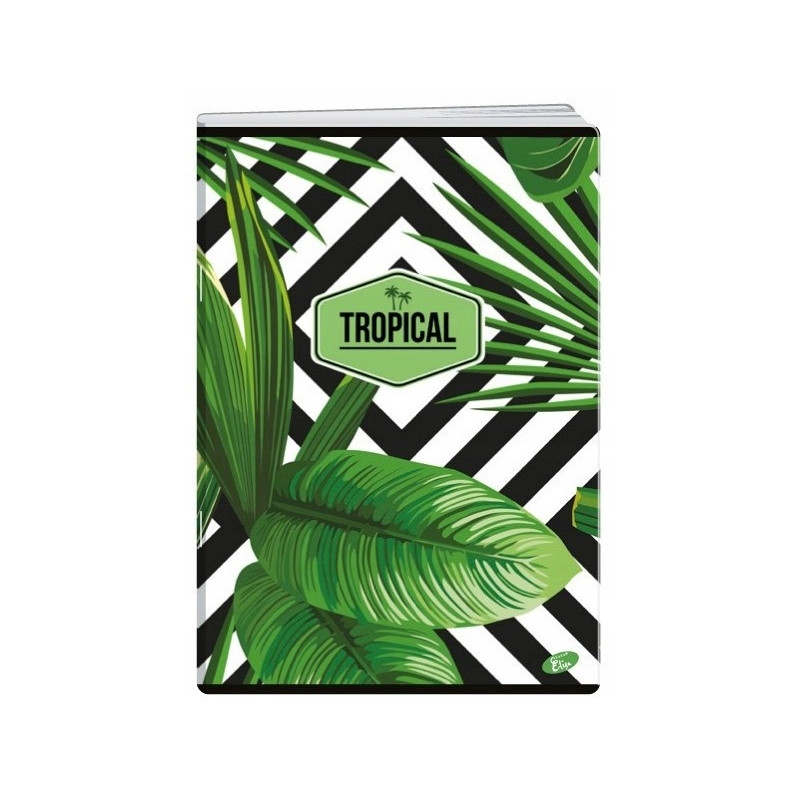 Zeszyt A5 80k linia okładka miękka TROPICAL EL-M10-080-LA5 ELISA