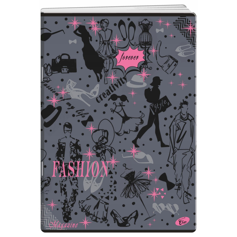 Zeszyt A5 60k kratka okładka miękka SYMBOLS EL-M11-060-KA5 ELISA