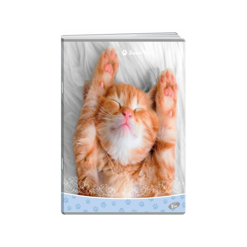 Zeszyt A5 32k kratka okładka miękka SWEET PETS EL-M13-032-KA5 ELISA