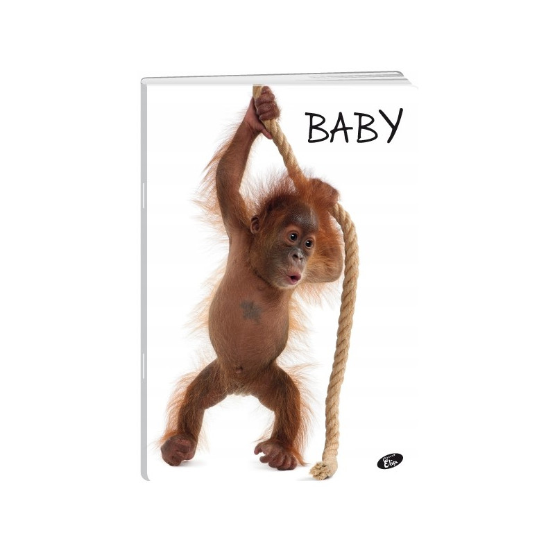 Zeszyt A5 32k kratka okładka miękka BABY EL-M5-032-KA5 ELISA