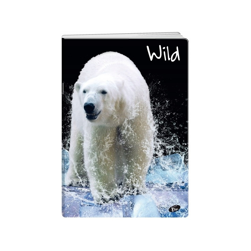 Zeszyt A5 32k kratka okładka miękka WILD EL-M6-032-KA5 ELISA