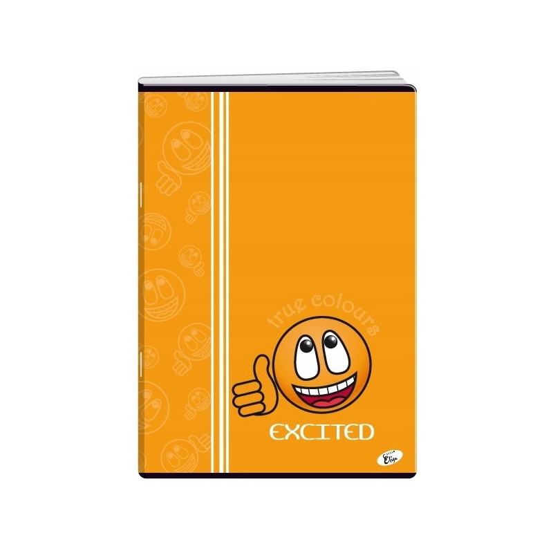 Zeszyt A5 32k kratka okładka miękka TRUE COLOURS EL-M7-032-KA5 ELISA