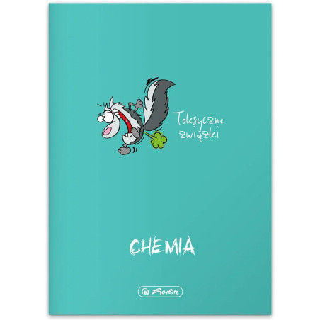 Zeszyt szkolny przedmiotowy A5 60 kartek w kratkę 70g CHEMIA 400198102 HERLITZ