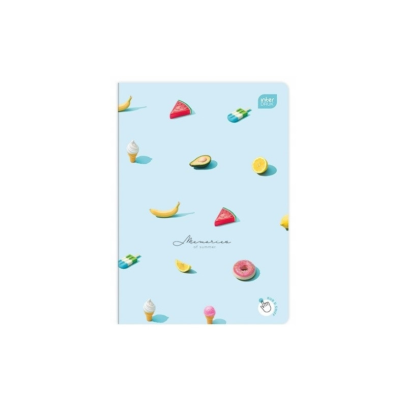 Zeszyt A5 60k kratka 70g ZAPACH TROPIKALNY INTERDRUK