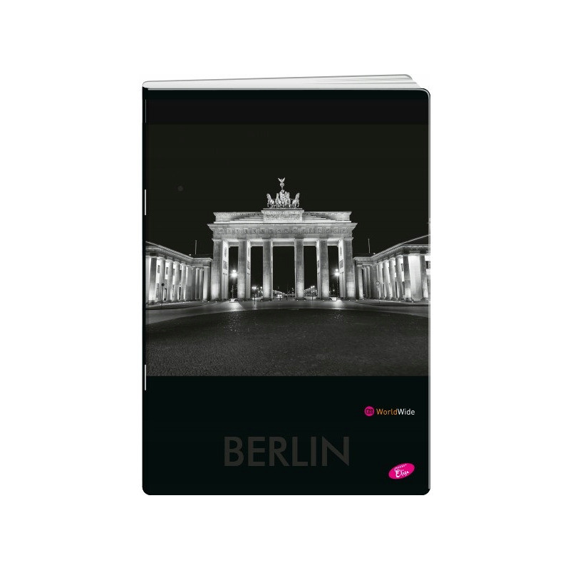 Zeszyt A4 80k kratka okładka miękka CITIES BY NIGHT EL-M1-080-KA4 ELISA