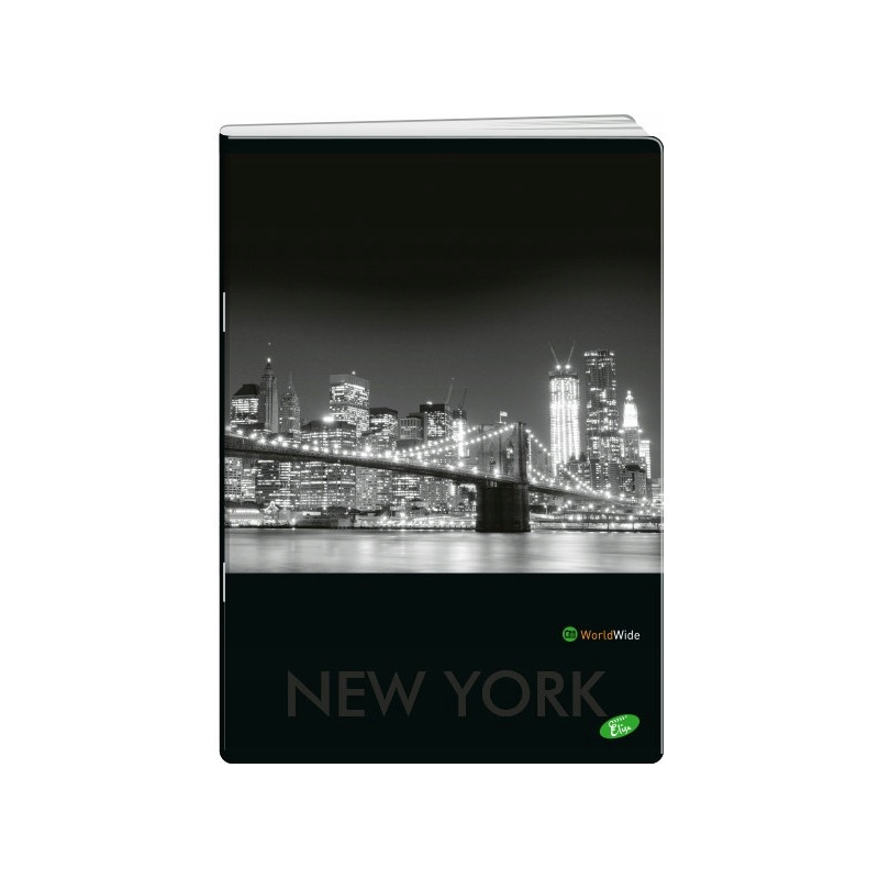 Zeszyt A4 80k kratka okładka miękka CITIES BY NIGHT EL-M1-080-KA4 ELISA