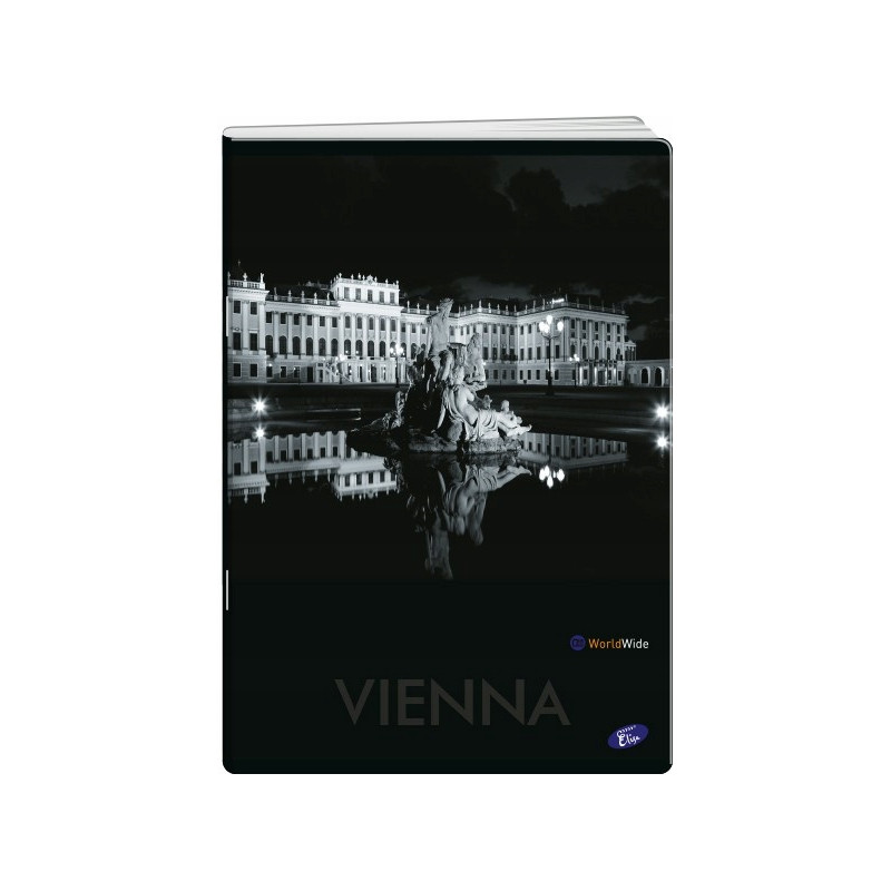 Zeszyt A5 80k linia okładka miękka CITIES BY NIGHT EL-M1-080-LA5 ELISA