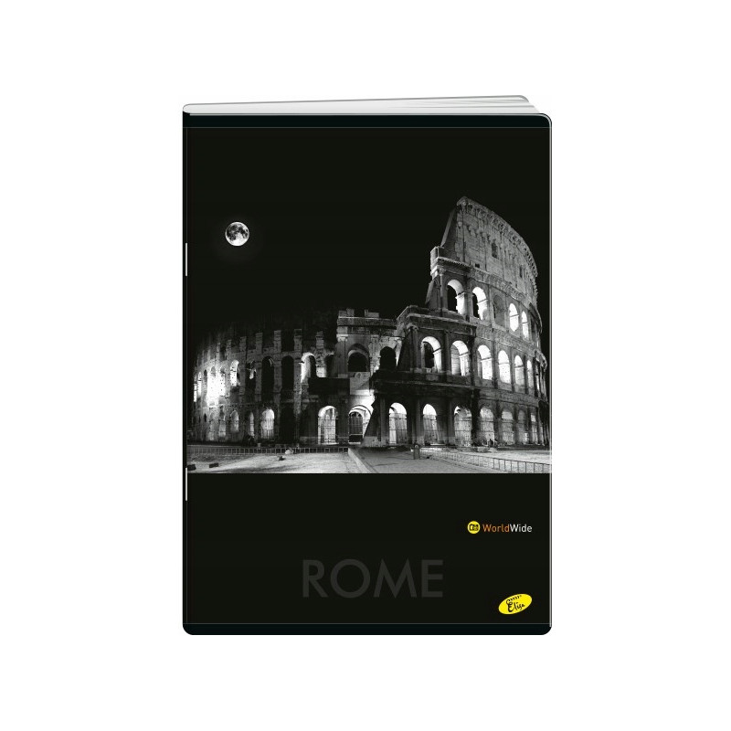 Zeszyt A5 80k linia okładka miękka CITIES BY NIGHT EL-M1-080-LA5 ELISA