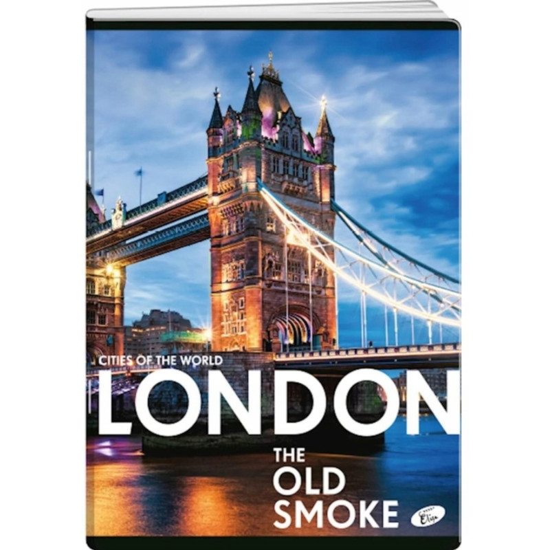 Zeszyt A5 80k kratka okładka miękka CITIES BY DAY EL-M2-080-KA5 ELISA