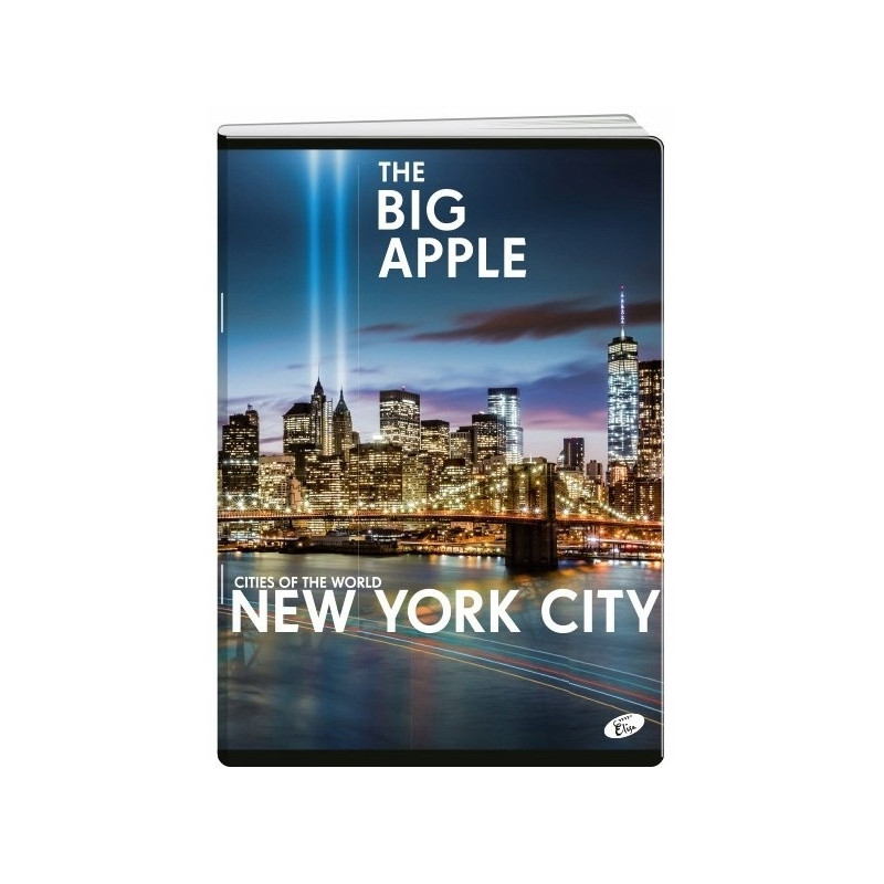 Zeszyt A5 80k kratka okładka miękka CITIES BY DAY EL-M2-080-KA5 ELISA