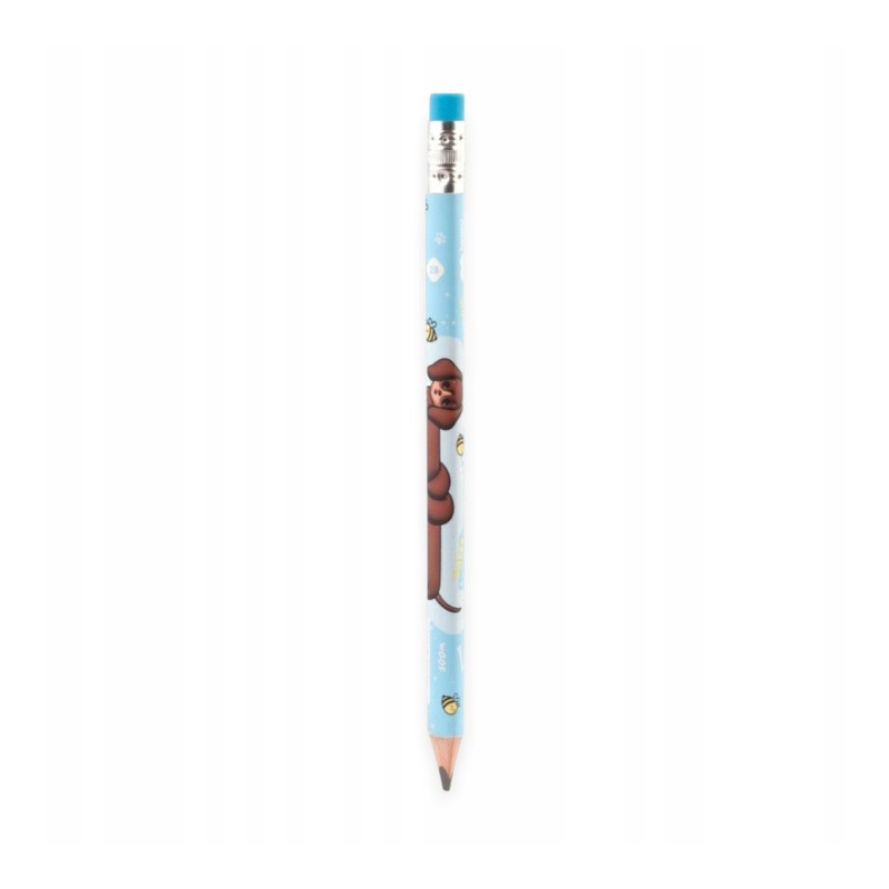 Ołówek do nauki pisania jumbo trójkątny 2B Corgi Team HA 3132 01CT-2B HAPPY COLOR